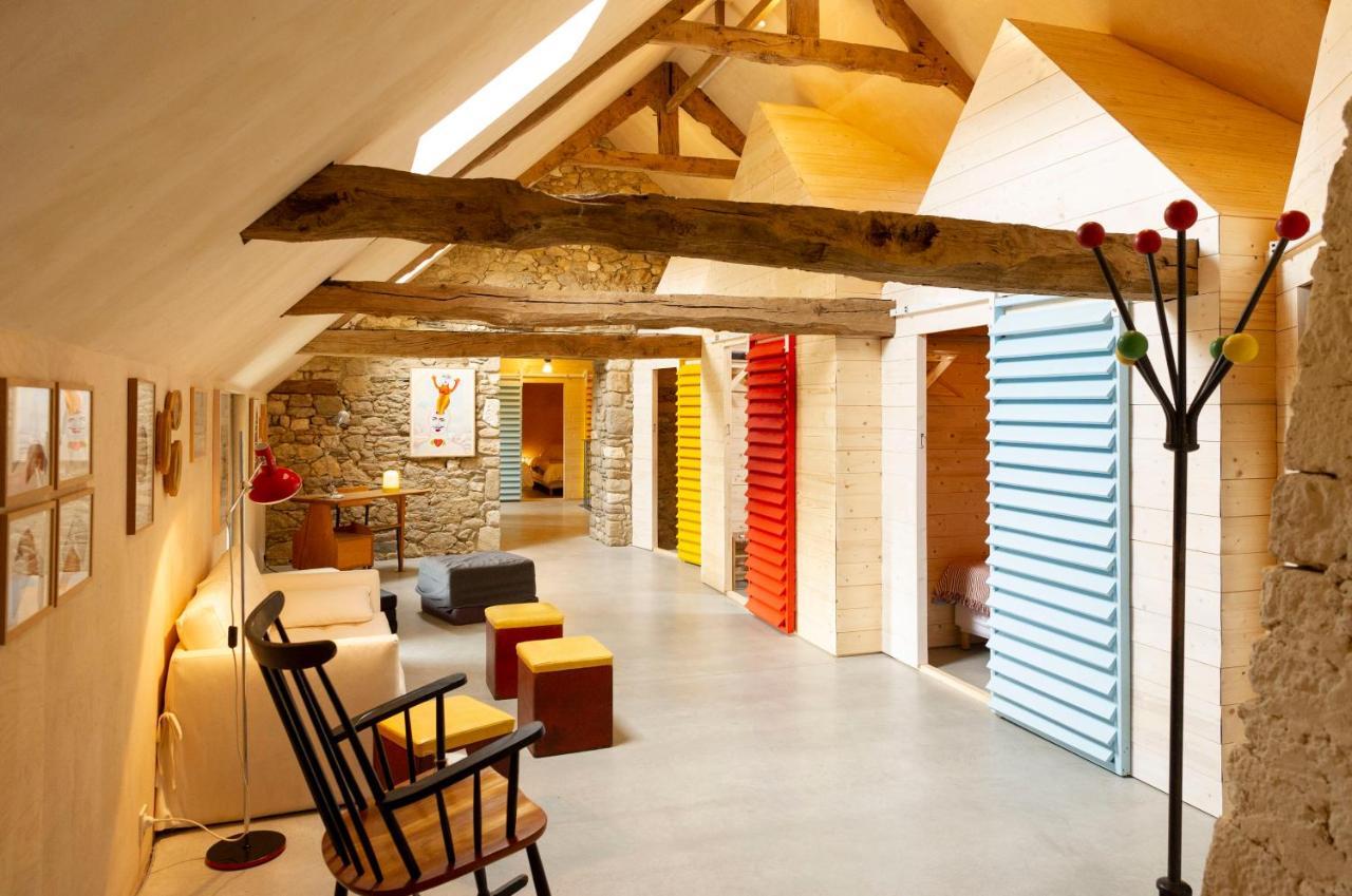 La Ferme Du Golf, Gite Atypique Et Artistique ลองซิเออ ภายนอก รูปภาพ